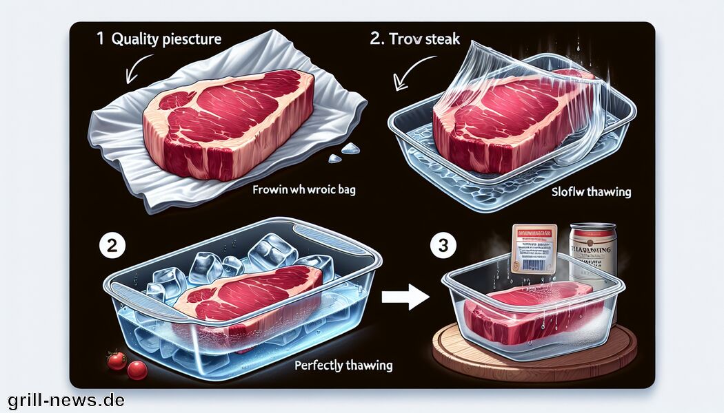 Darauf achten, dass Steak gleichmäßig auftaut - Steak richtig auftauen » So geht's perfekt